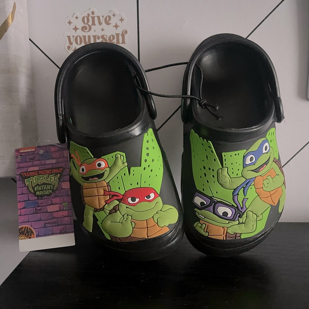 NWT Toddler Ninja Turtles Clogs - Picture 3 of 3